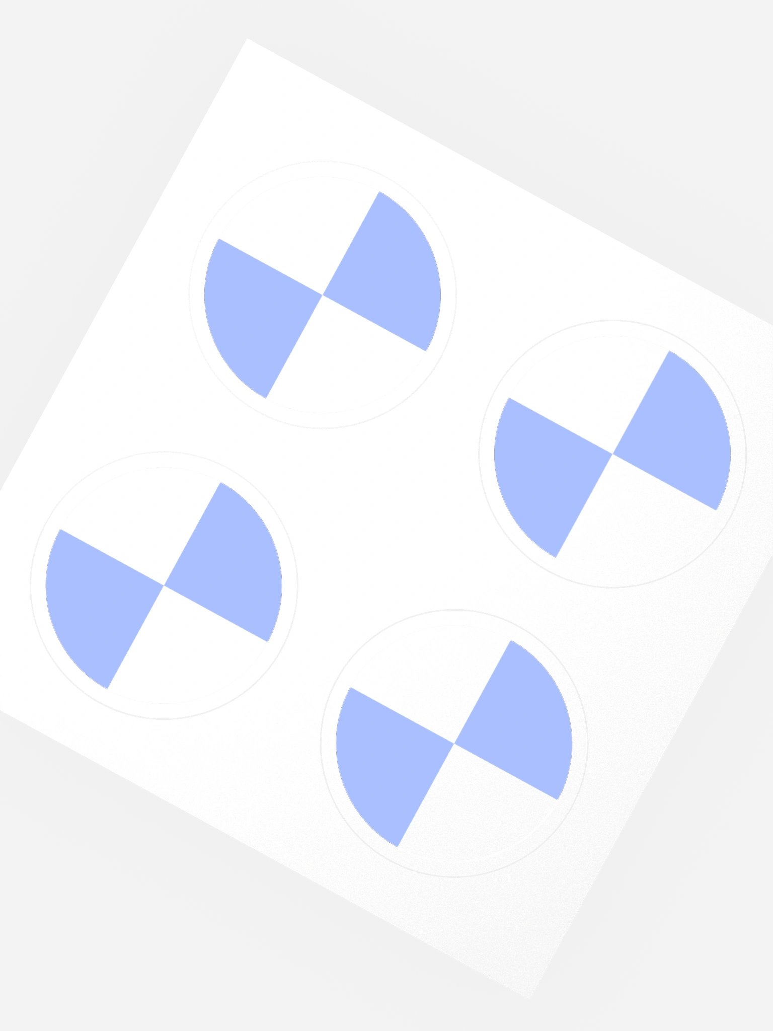 CRASH TEST STICKERS - BABY BLUE product image (4)