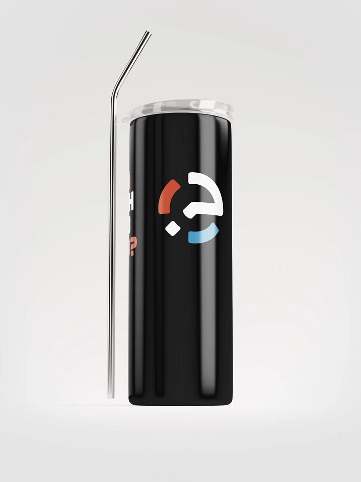 Q&A Tumbler Black - Yea God Hath Said product image (1)