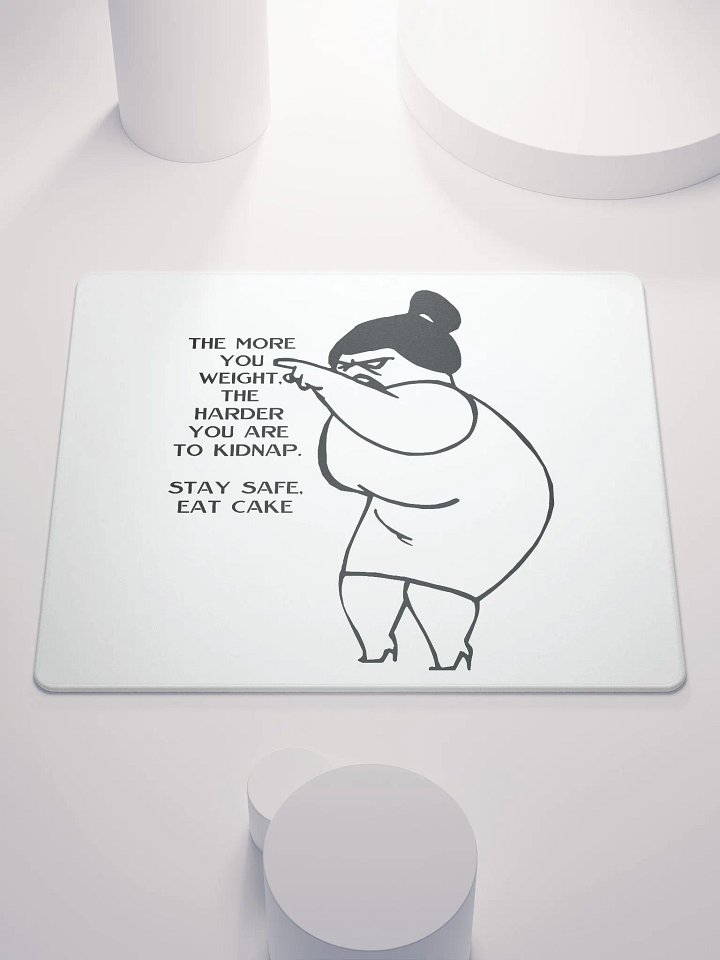STAY SAFE, EAT CAKE StealthGrip Gaming Mouse Pad product image (1)