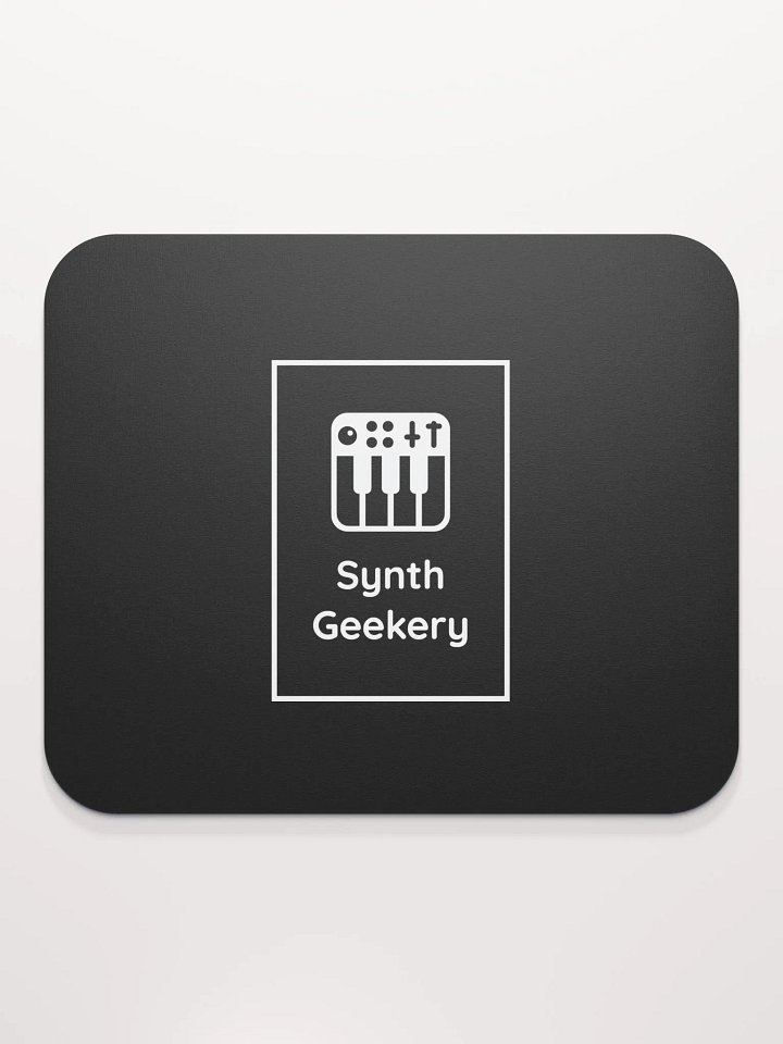 Synth Geekery Mouse Mat - Black product image (2)