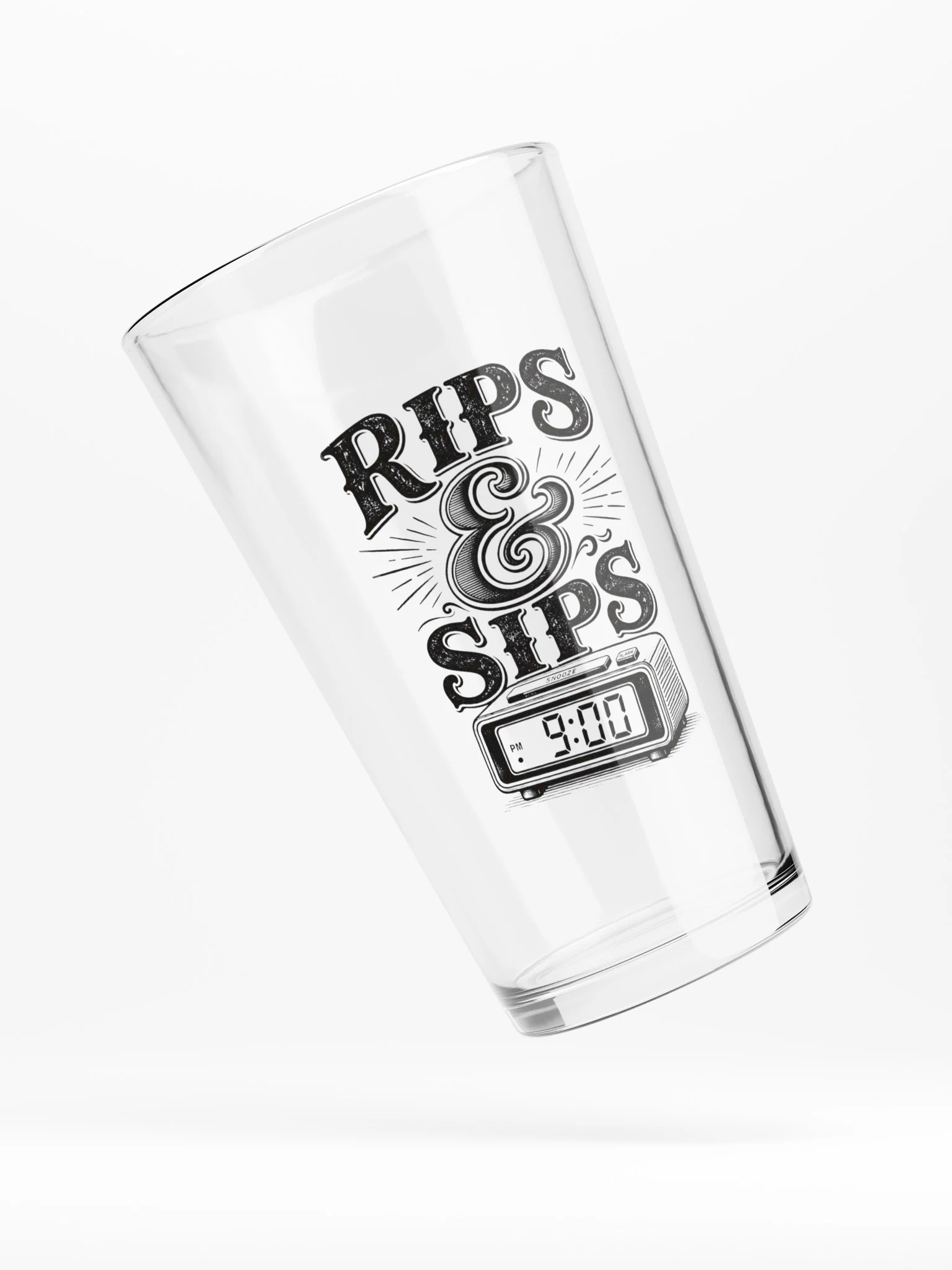 The Daily Pour Pint Glass product image (1)