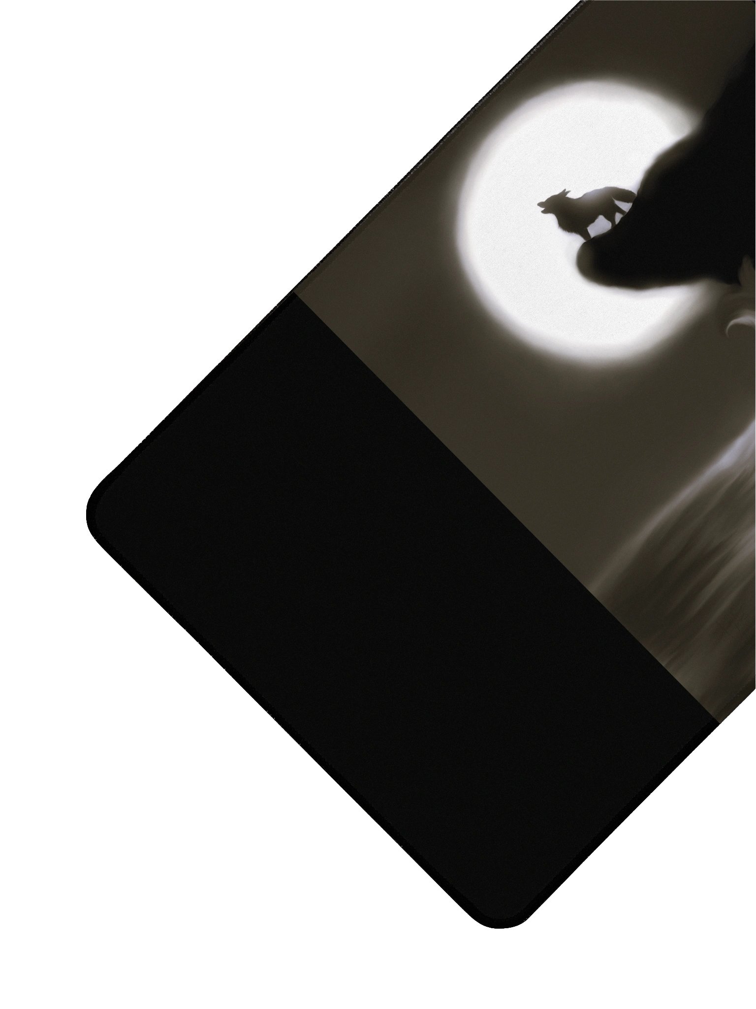"Wolf on Cliff" Desk Mat 15.5" x 31.5" product image (2)