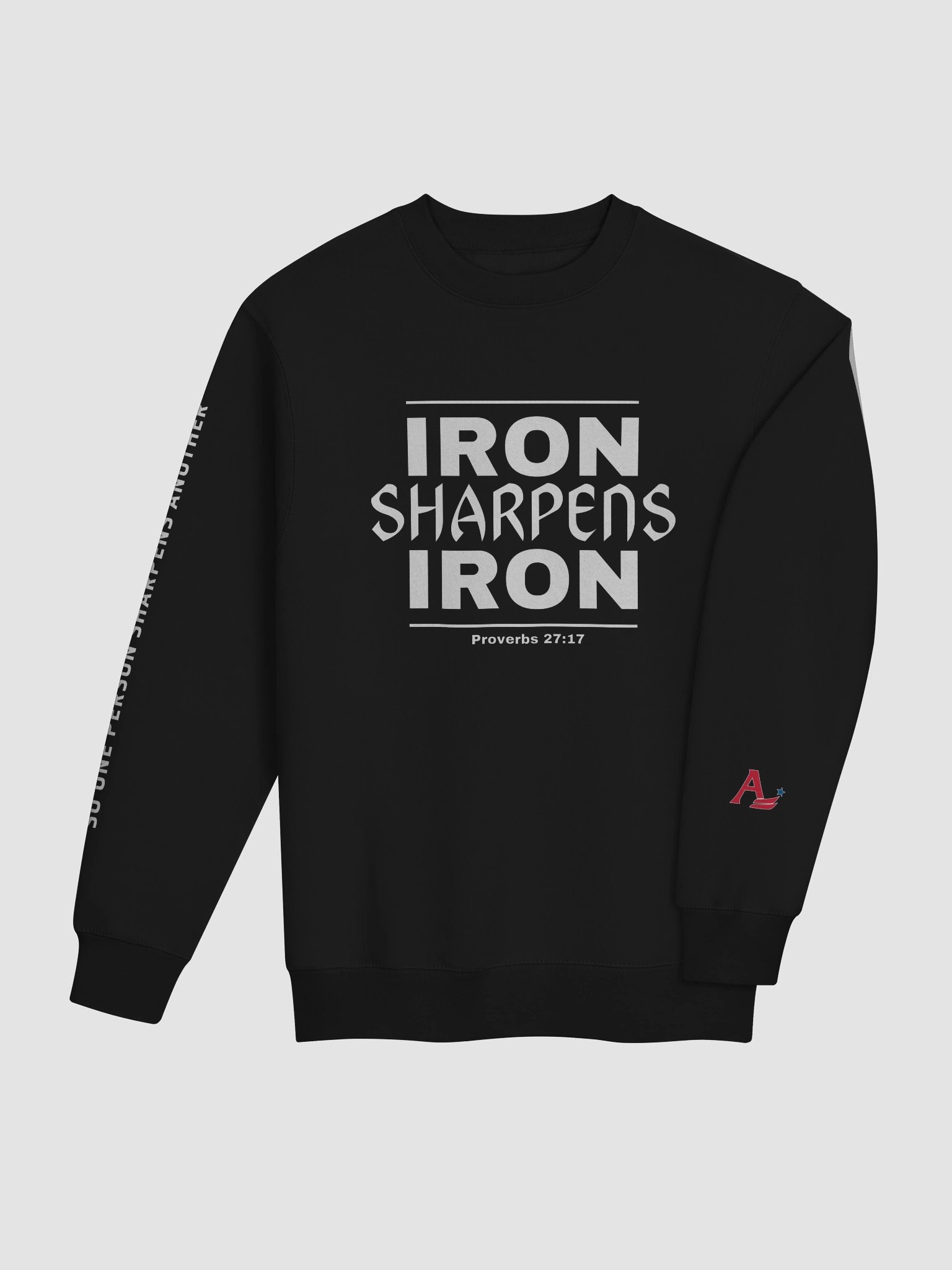 Women’s “Iron Sharpens Iron” Sweatshirt – Proverbs 27:17 product image (4)