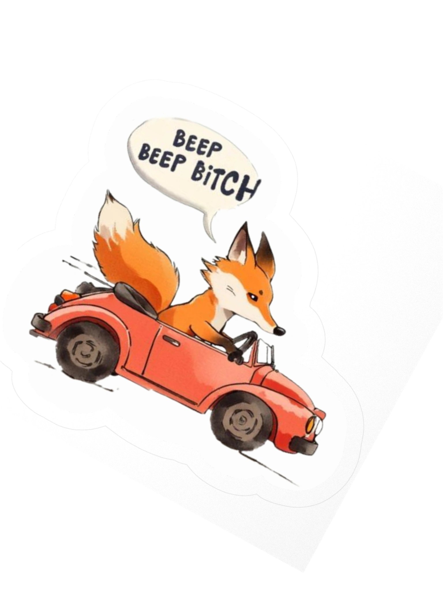 Beep beep sticker product image (3)