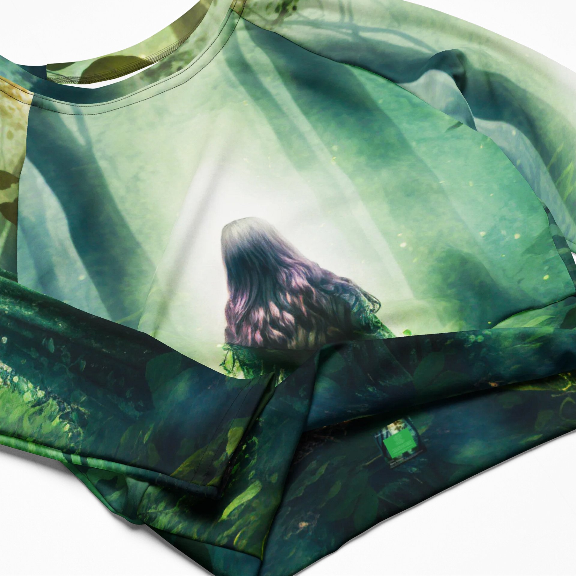 'Elven Stories - Angela Eco All-Over Print Crop Top product image (4)