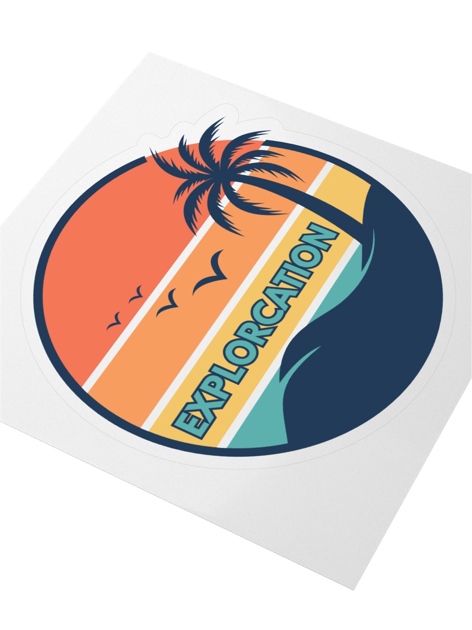 Retro Sunset Sticker product image (3)