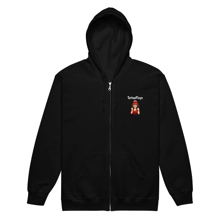 TattooPlays Zip-Up Hoodie – Chill Mode: Activated product image (2)