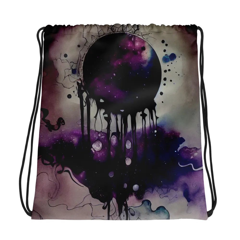 Cosmic Flow Drawstring Backpack product image (1)