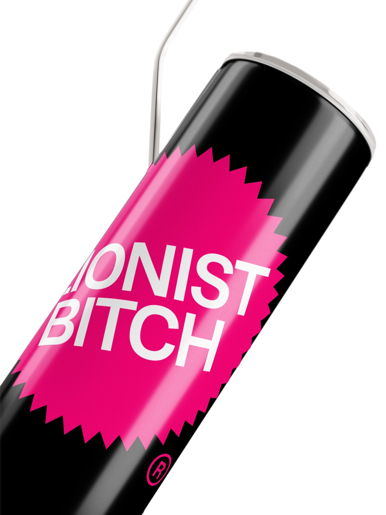 Zionist Bitch Label Tumbler (Black) product image (4)