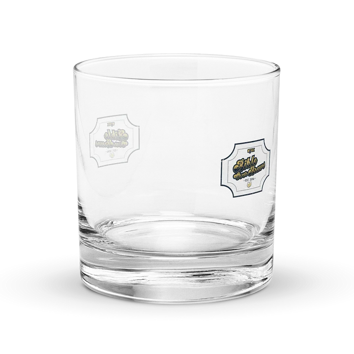 Bible over Brews Rocks Glass product image (1)