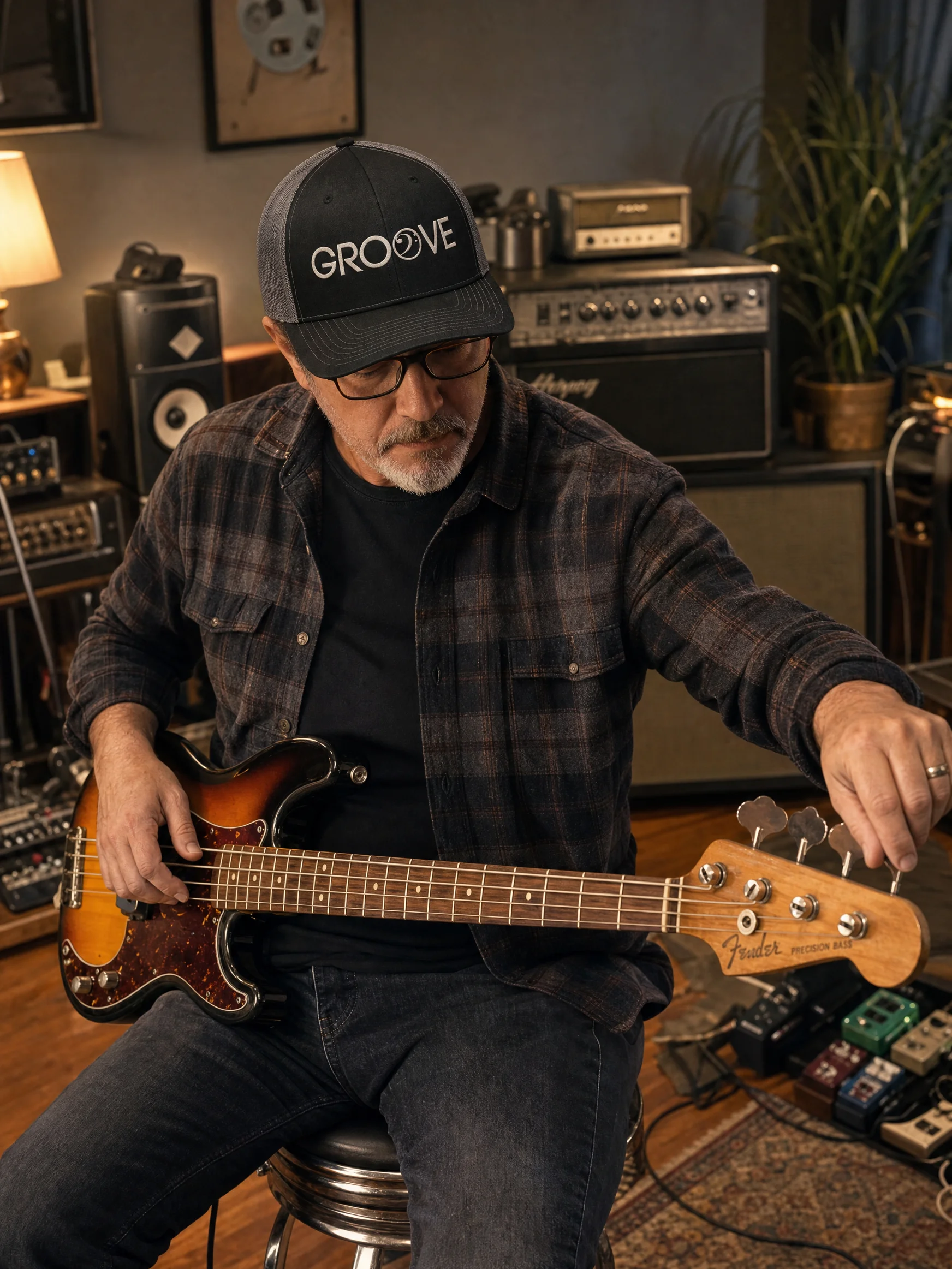 The Original GROOVE Pocket Bassist Trucker Hat product image (9)