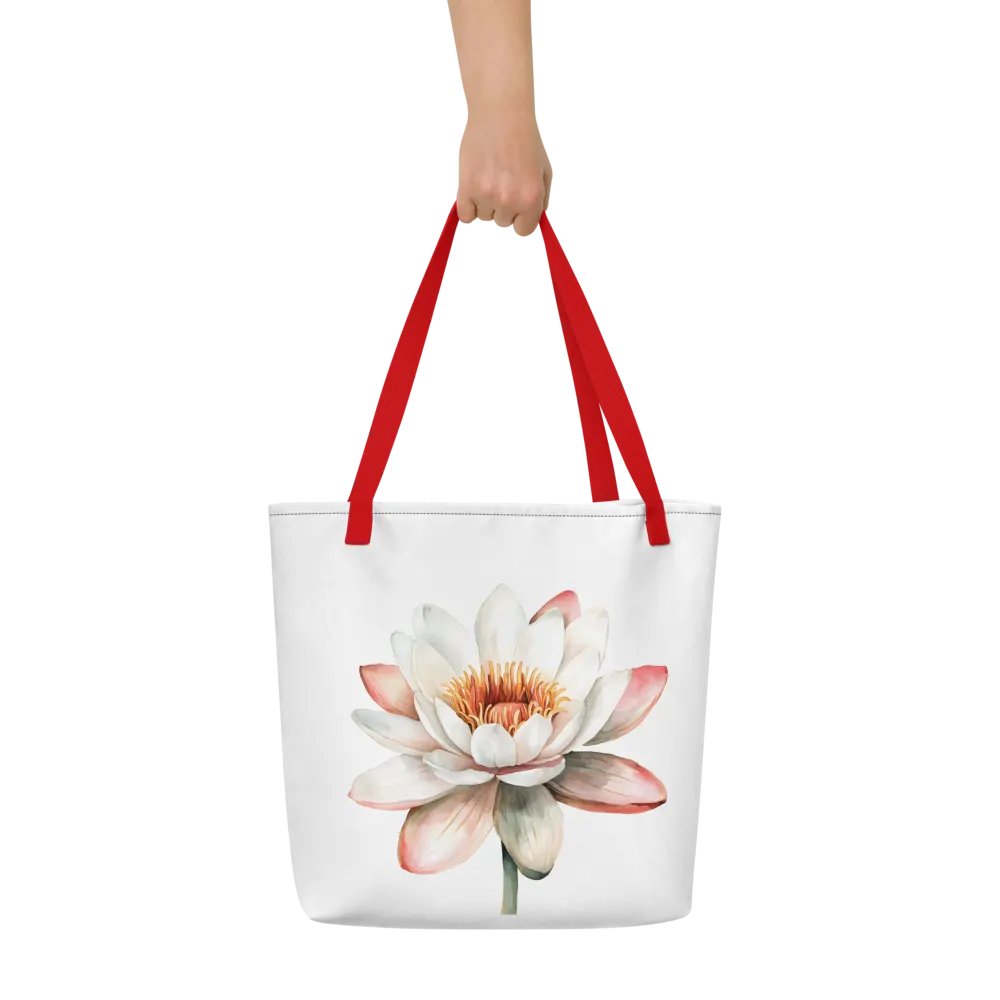 Water Lily Blooms All-Over Tote Bag product image (6)