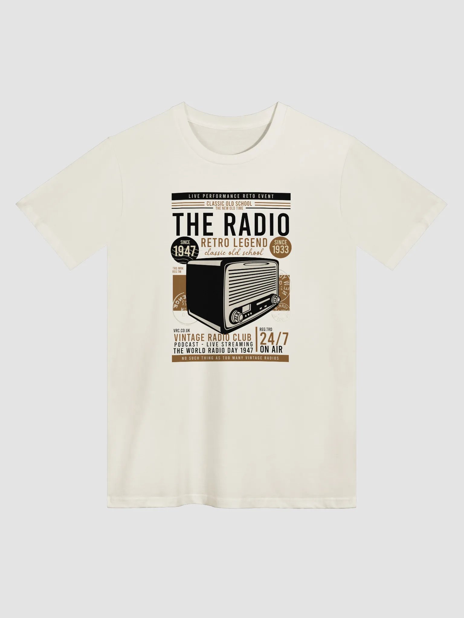 Vintage Radio Show Retro T-Shirt product image (6)