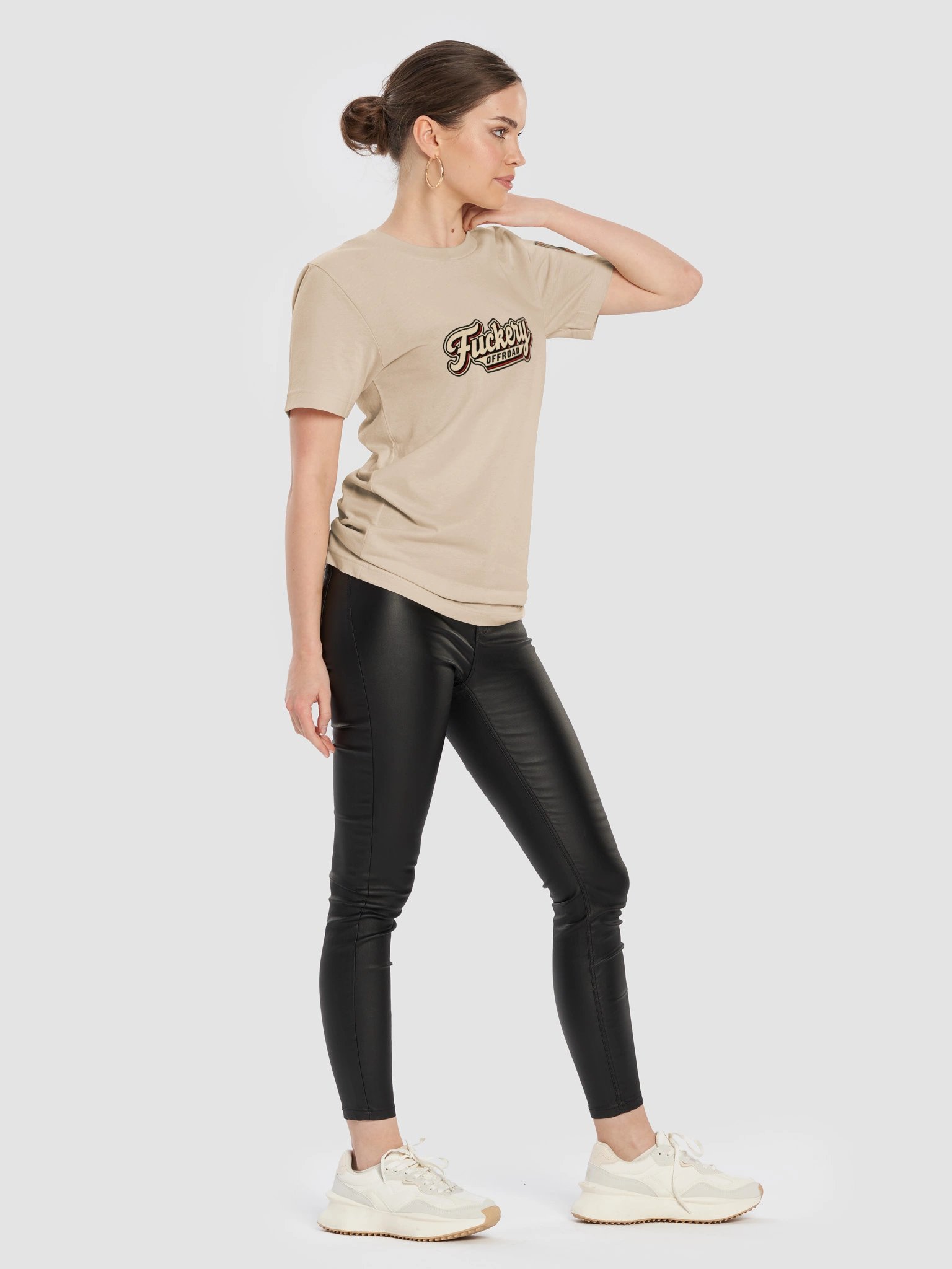 Unisex t-shirt with Fuckery Retro Logo and unauthorized definition (Light colours) product image (7)