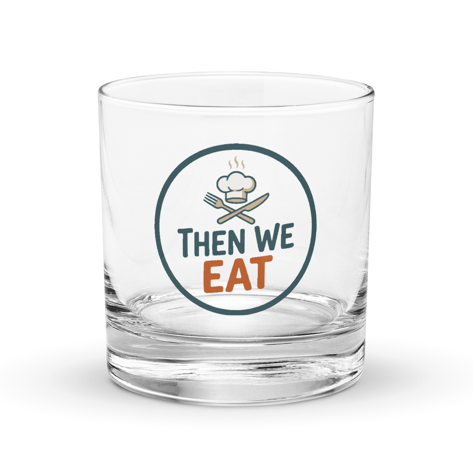 Then We Eat Official Chef Logo Rocks Glass product image (1)