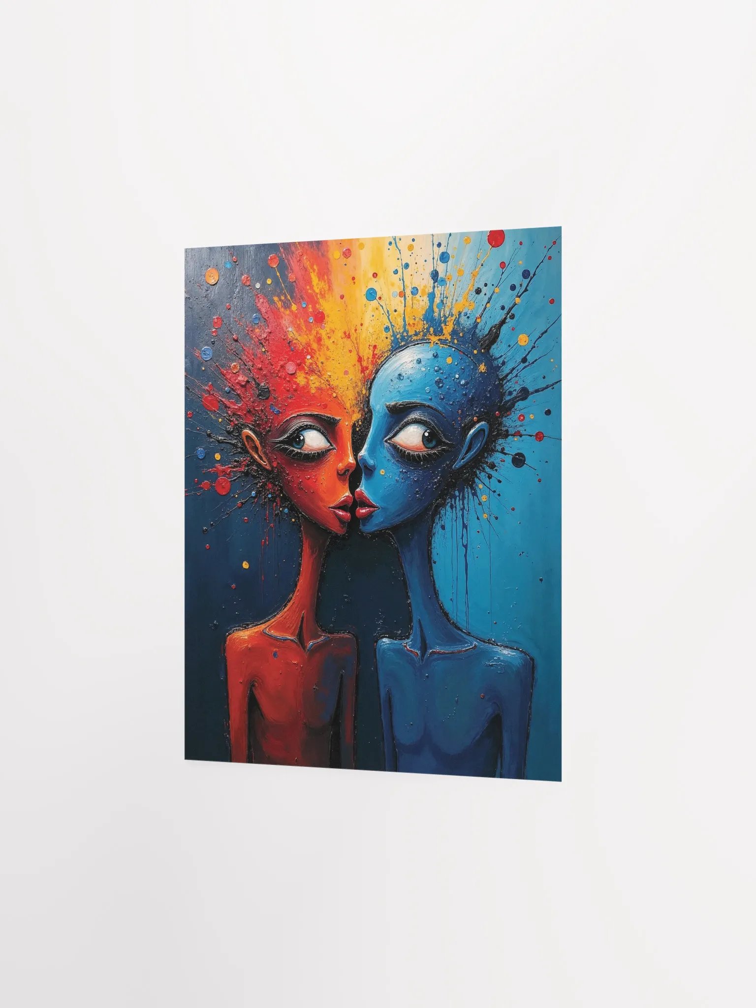 Surreal Kiss Matte Poster product image (9)