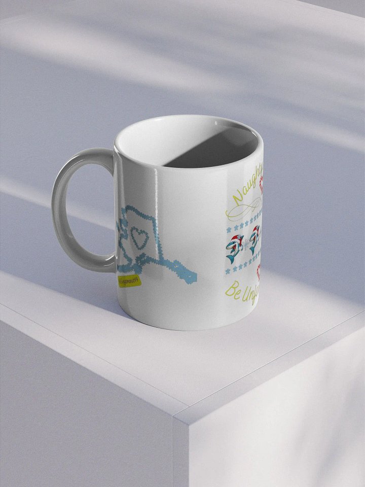Naughty or Nice White Glossy Mug` product image (1)