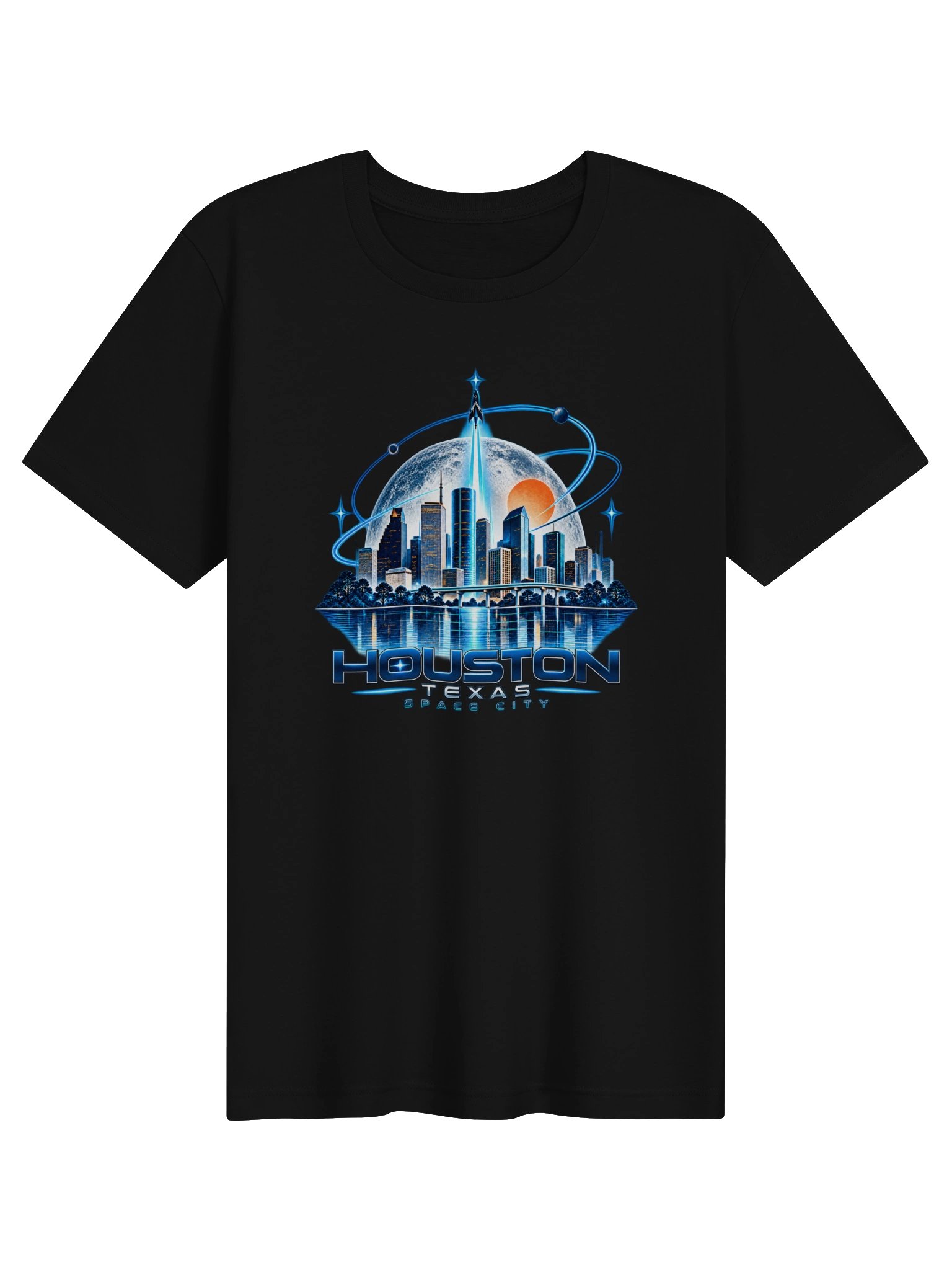 Houston Space City Skyline T-Shirt product image (1)