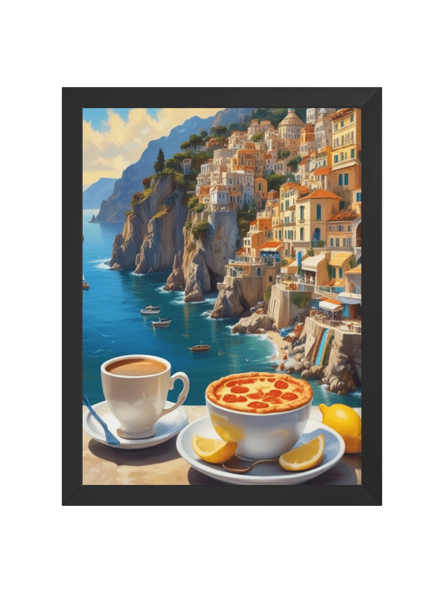 AMALFI MORNING | Framed Art Print product image (1)