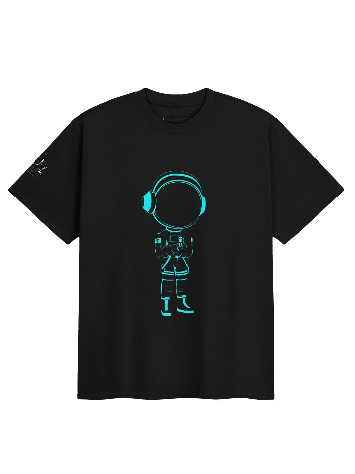 Mars Astronaut Outline Logo Neon product image (1)
