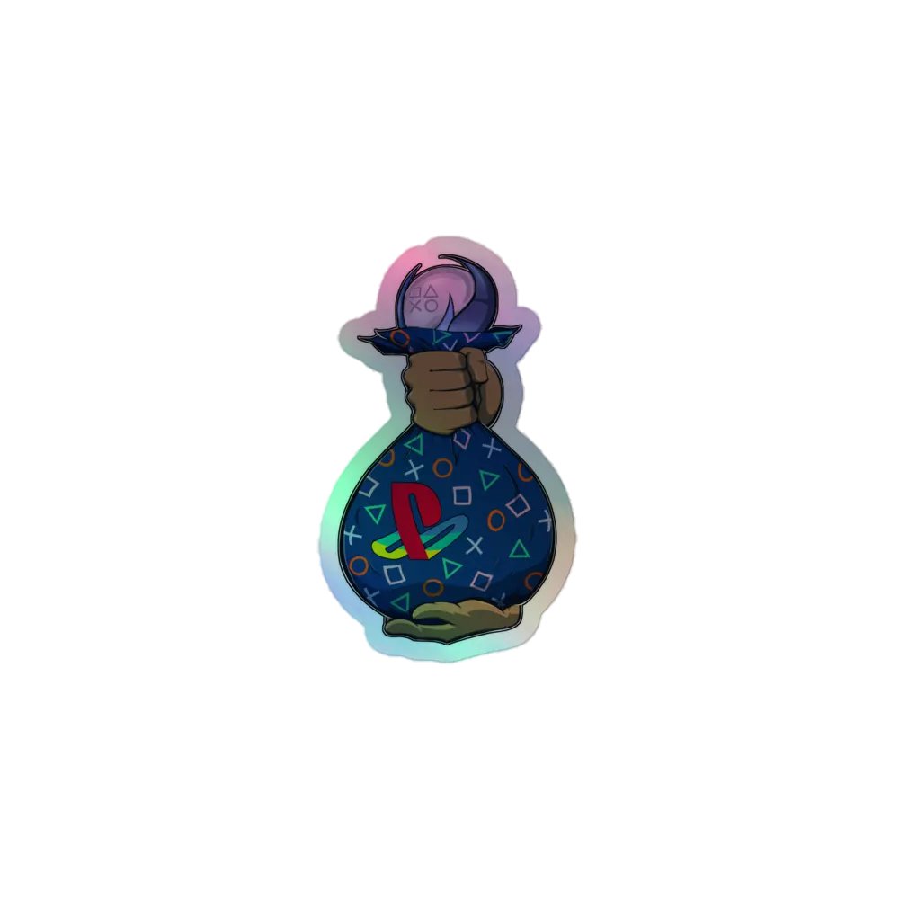 Jackmove Money Bag Holo Sticker product image (1)