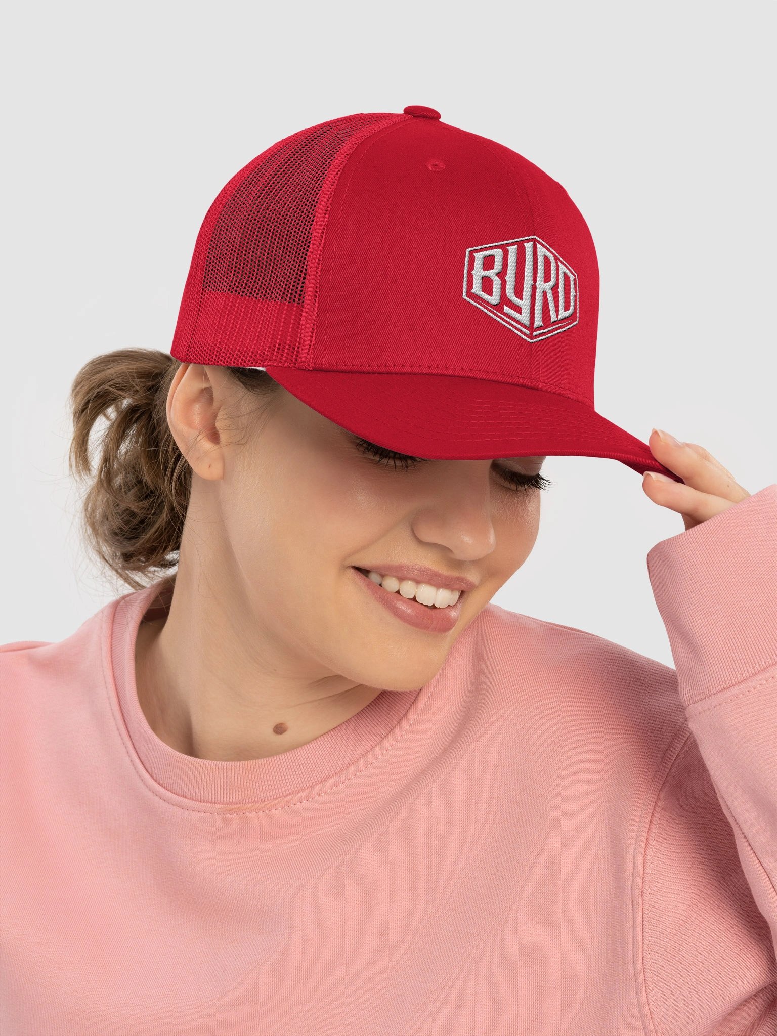 By Royal Decree Royal Red ByRD Trucker Hat product image (5)