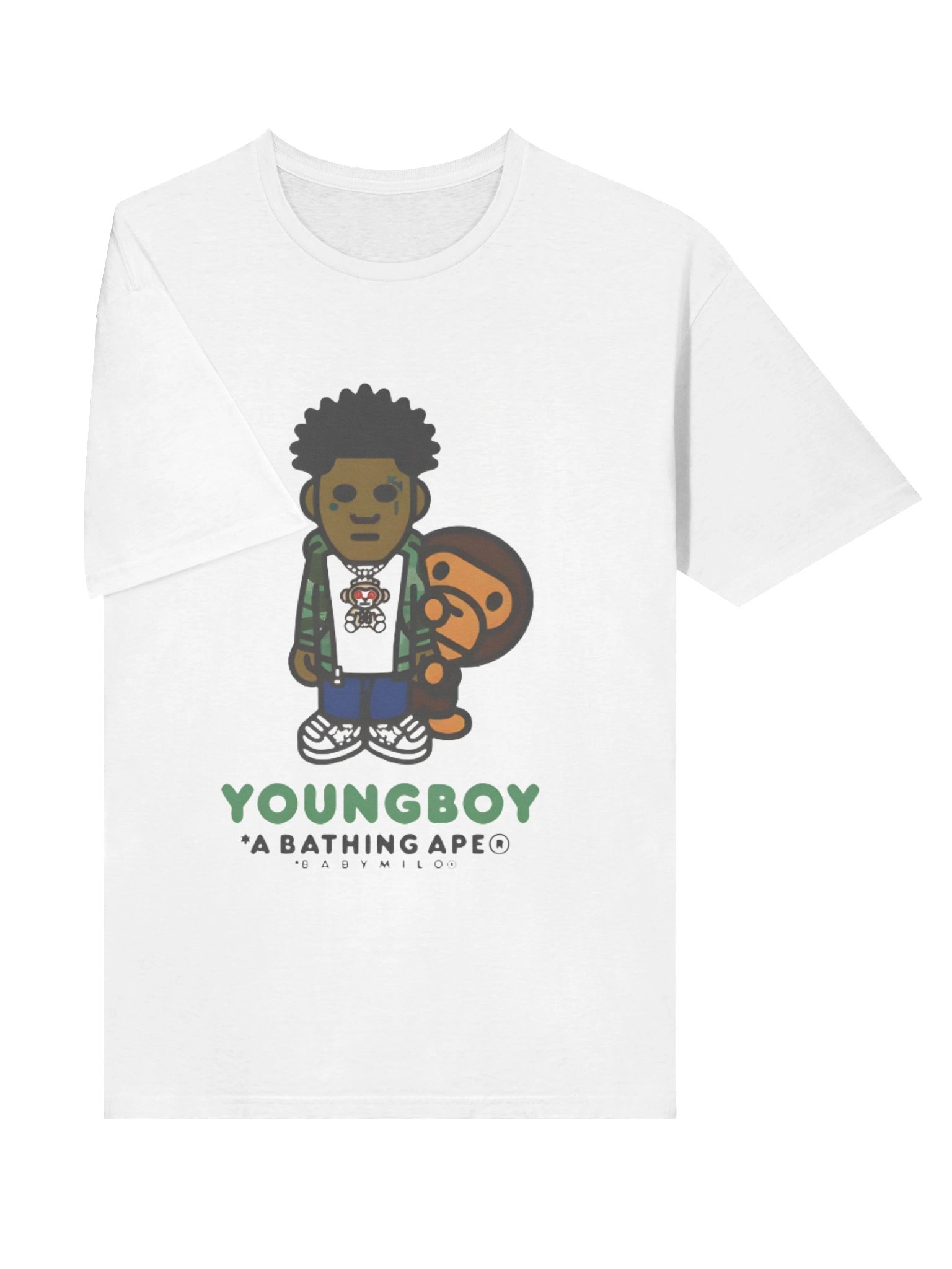 NBA YoungBoy x BAPE Milo Icon T-shirt product image (3)