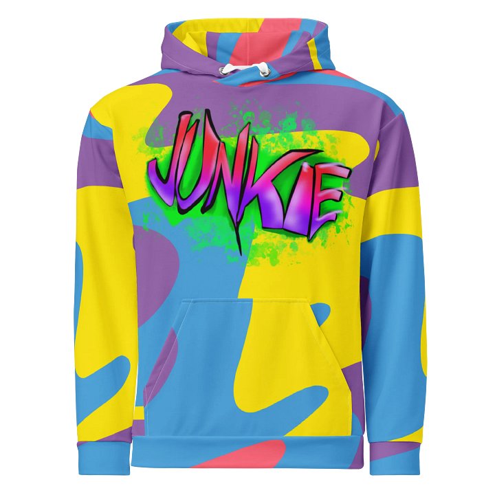 “Graffiti Surge” – Junkie Project Hoodie product image (1)