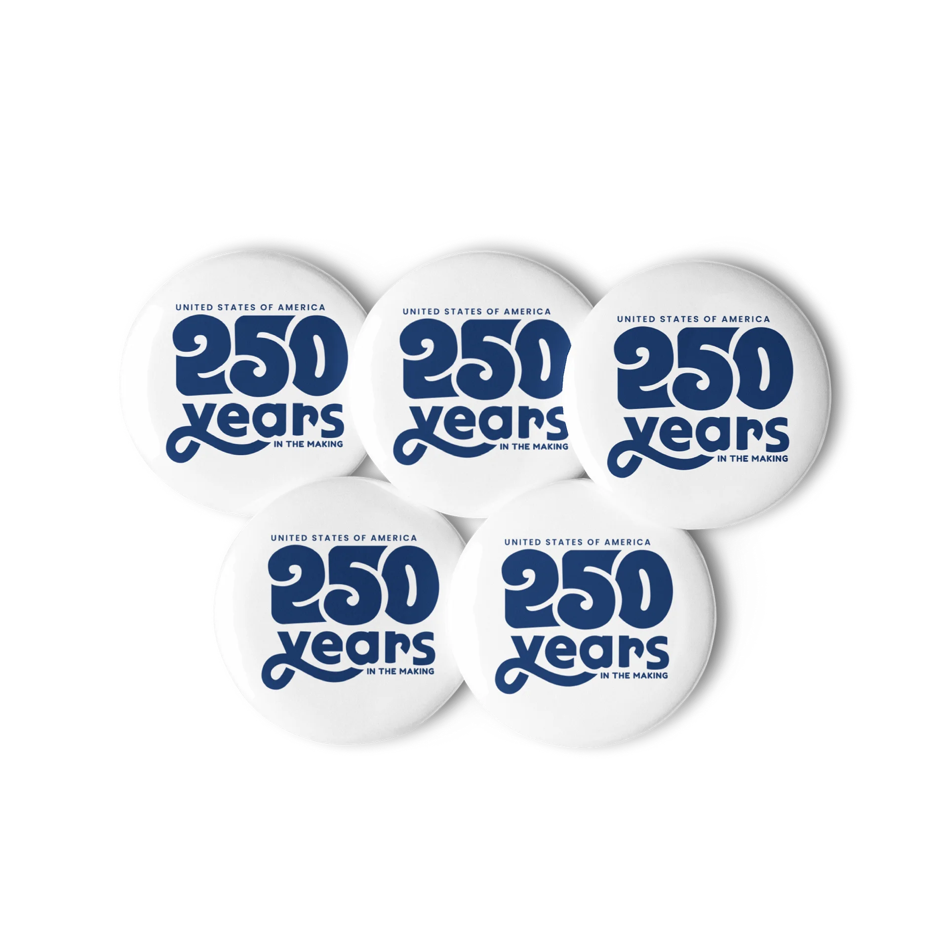 250 Years In The Making Pin Button Set product image (2)