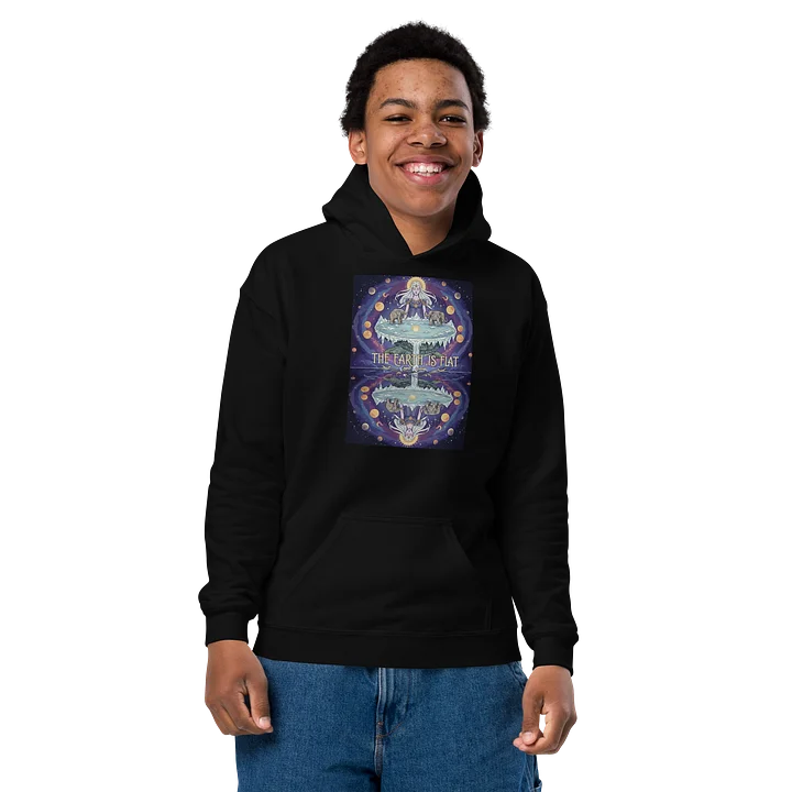 Domed Realm -Flat Earth -Youth Hoodie product image (2)