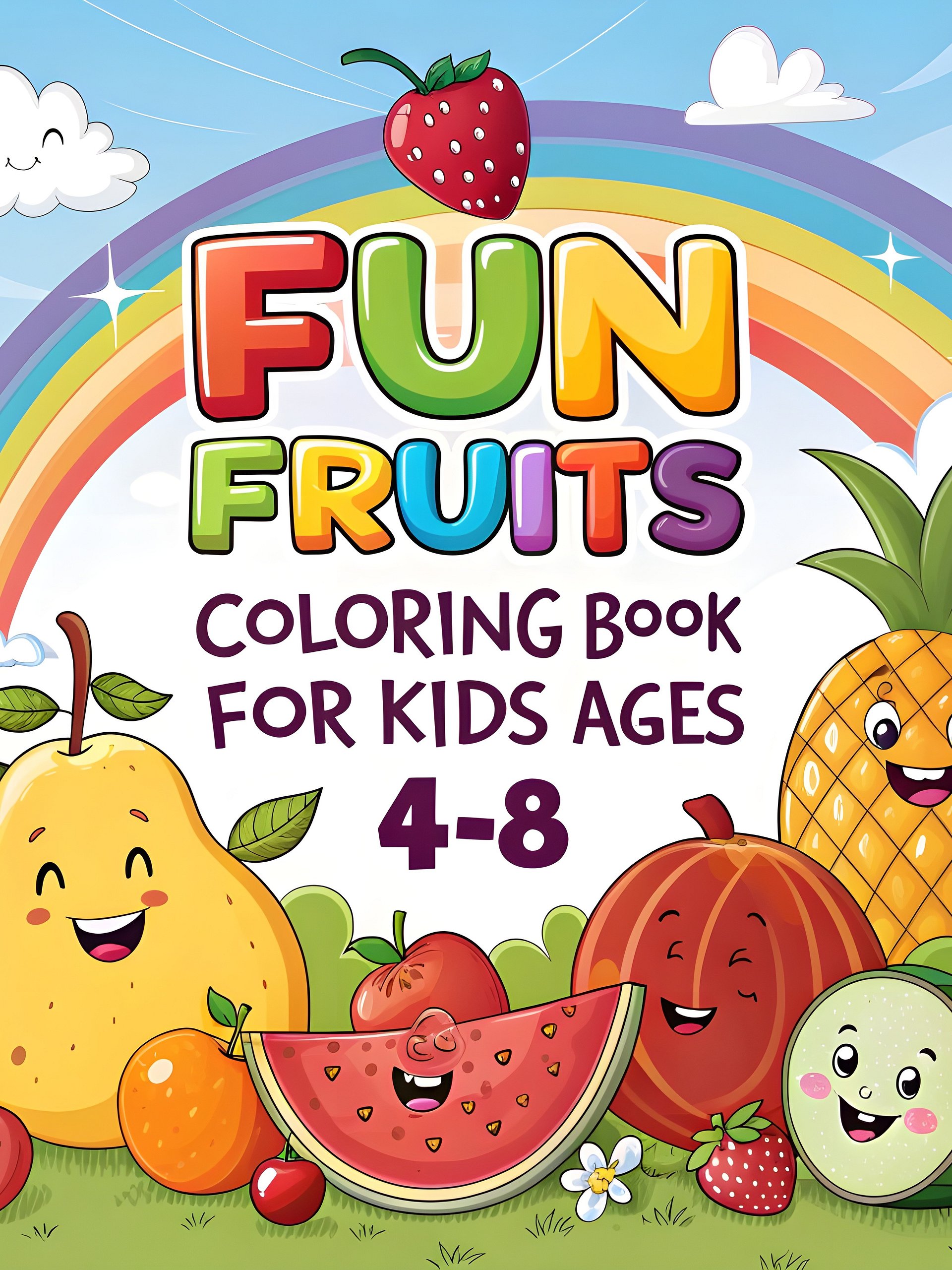 Fun Fruits Coloring Book product image (1)