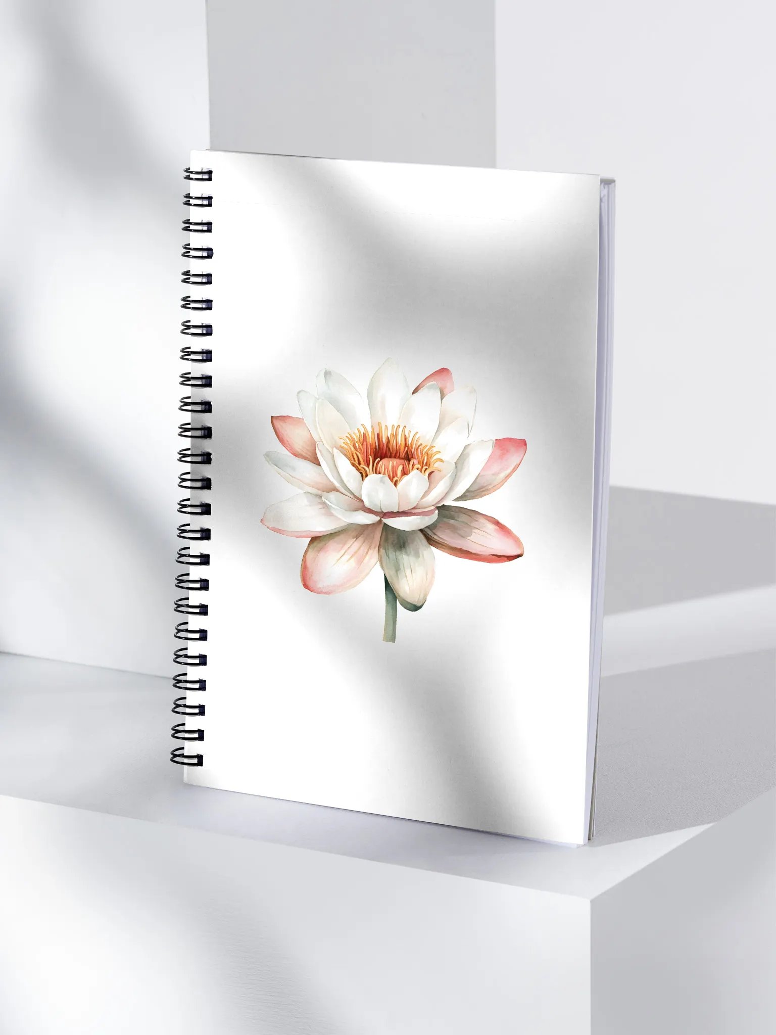 Water Lily Spiral Notebook product image (4)