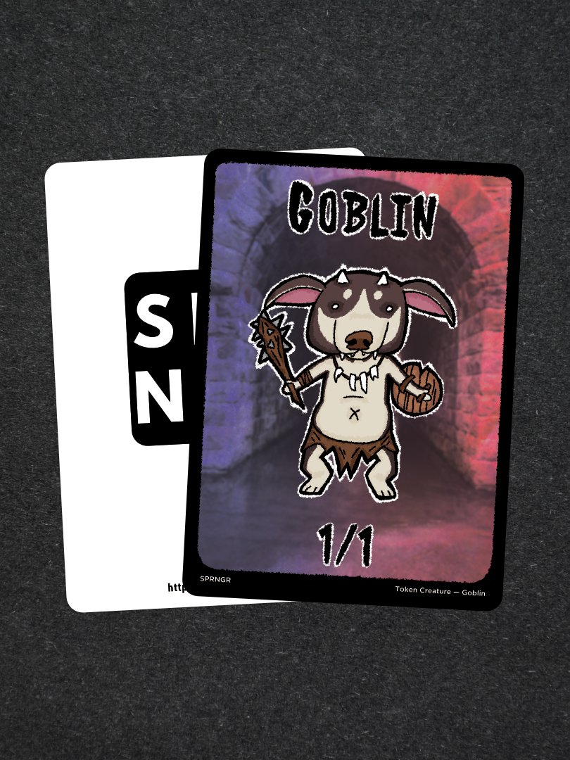 Dungeon - "Doglin" Goblin Token product image (1)