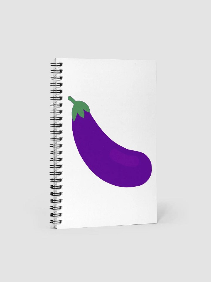 Eggplant Spiral Notebook product image (1)