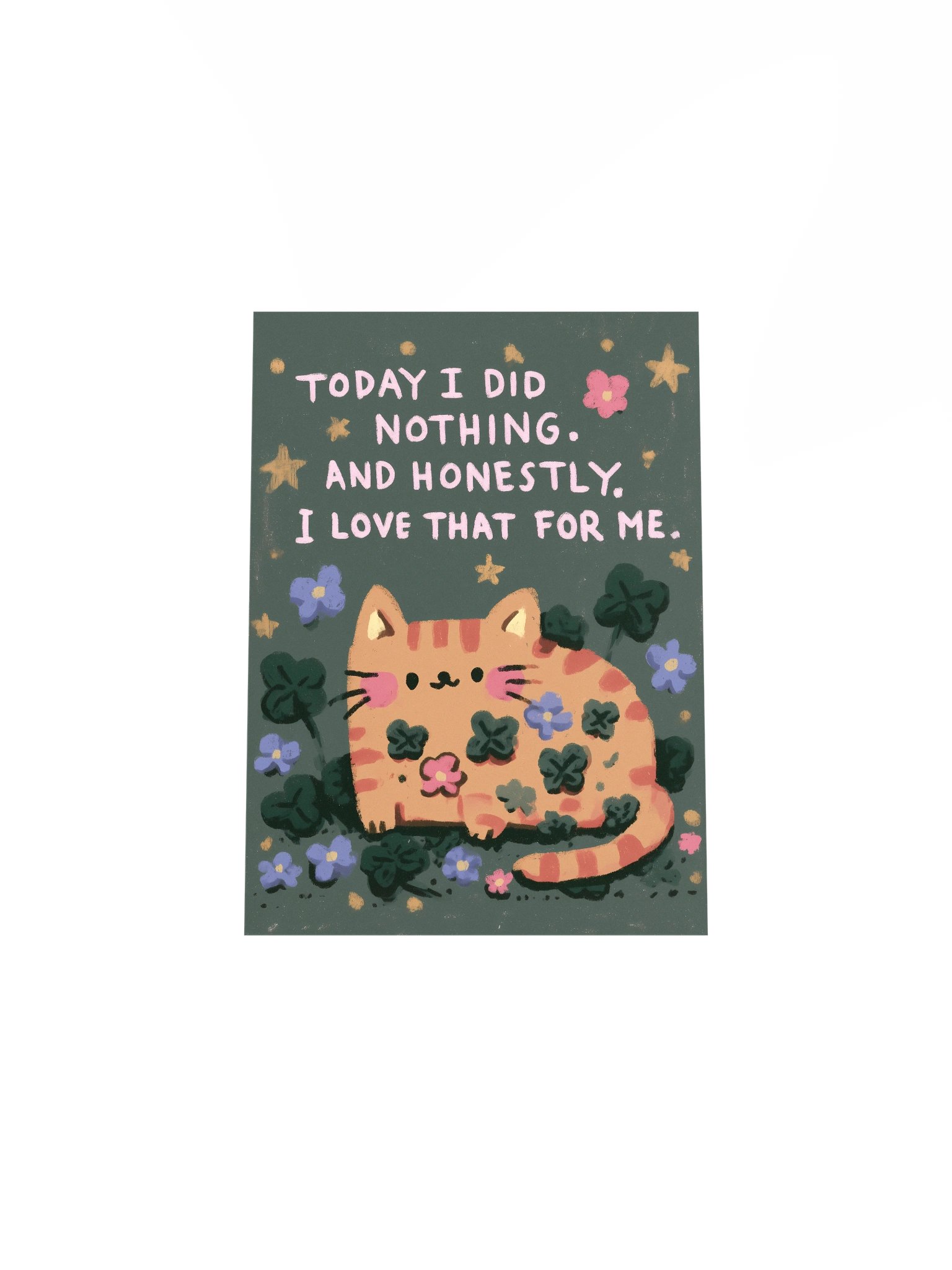 Today I Did Nothing Cat Poster product image (28)
