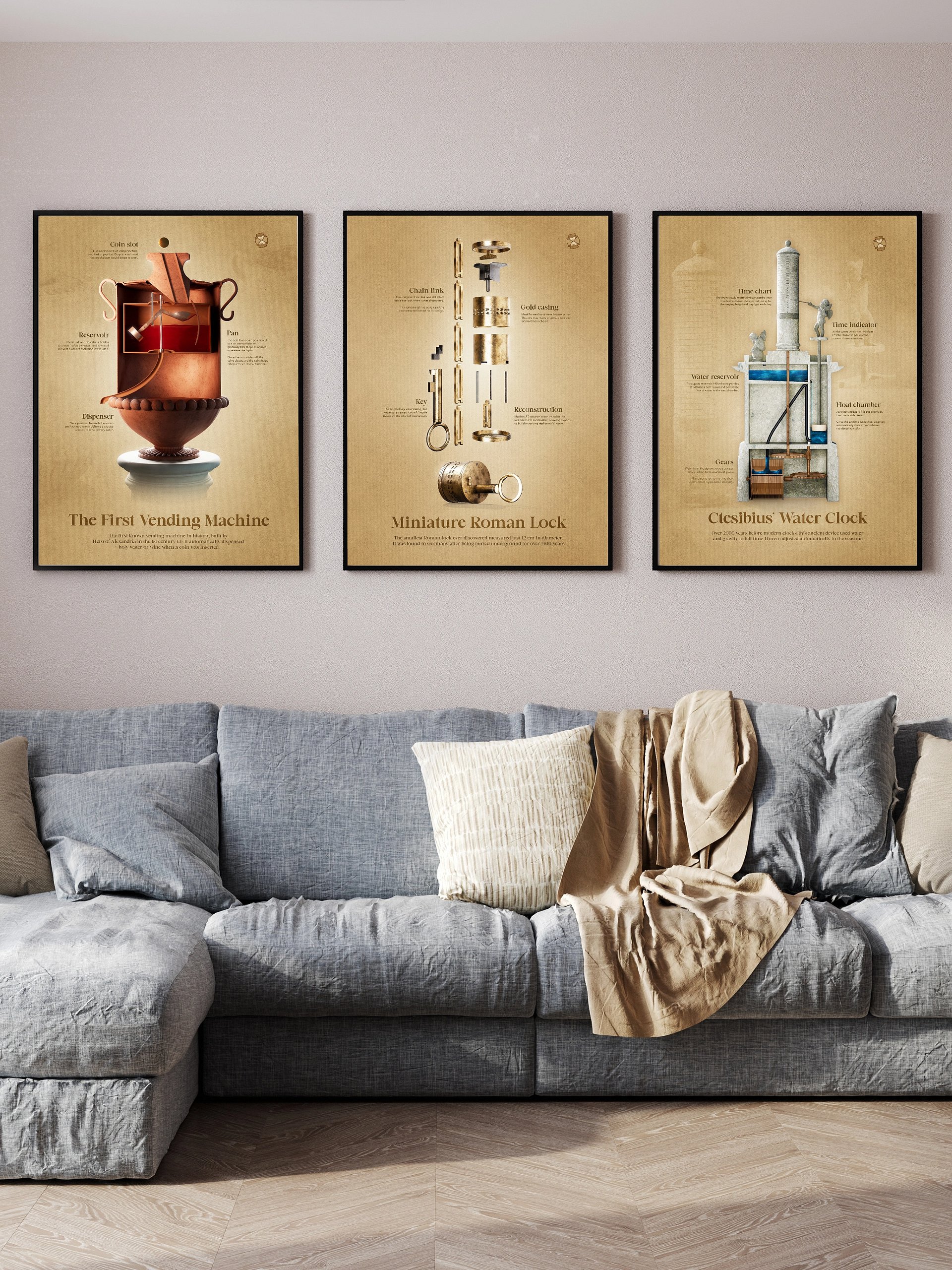 Miniature Roman Lock (Unframed Poster) product image (1)