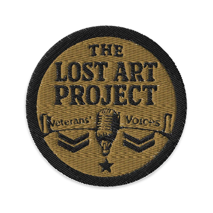 The Lost Art Project: Veterans' Voices Official Patch product image (1)