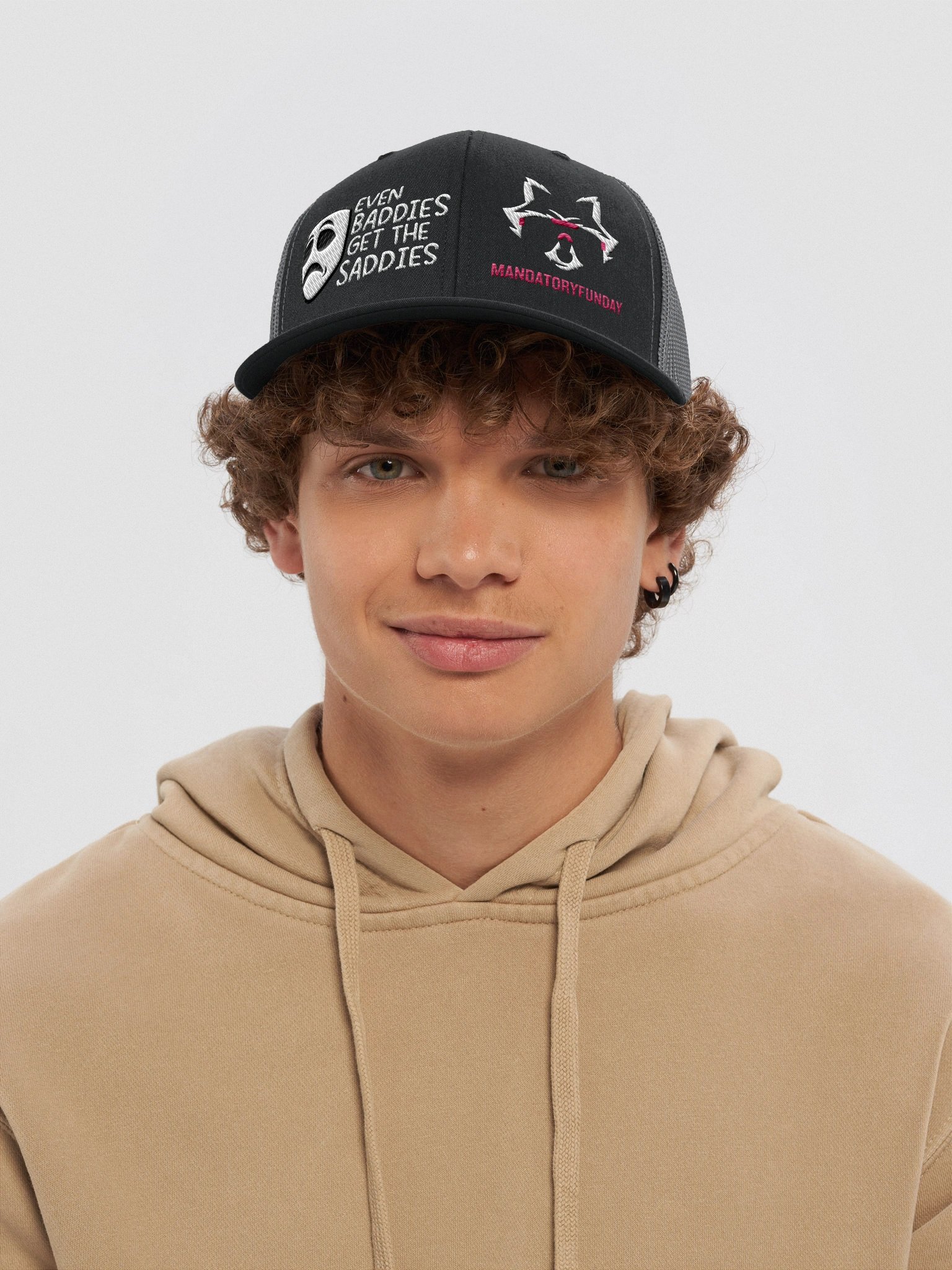 Baddies Get Saddies Mask Hat product image (5)