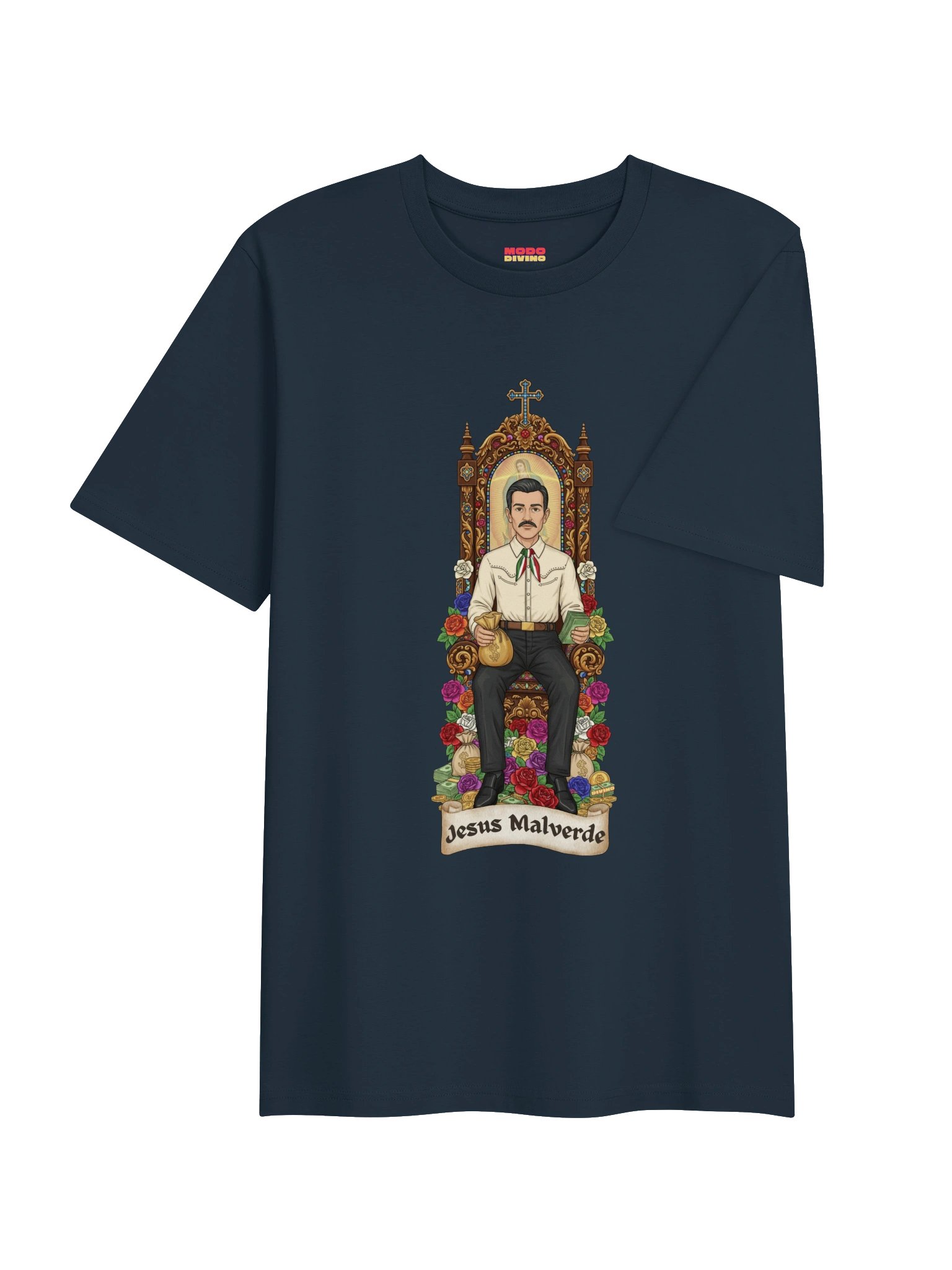 JESUS MALVERDE - Organic Ribbed Neck T-Shirt product image (8)