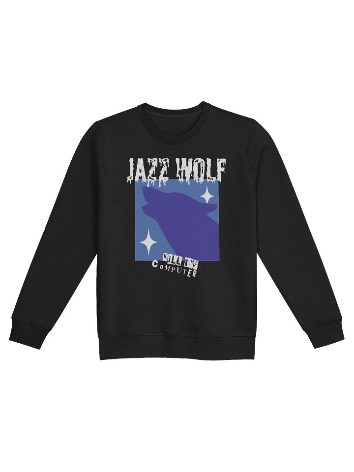 Jazz Wolf Eco Unisex Sweatshirt product image (2)