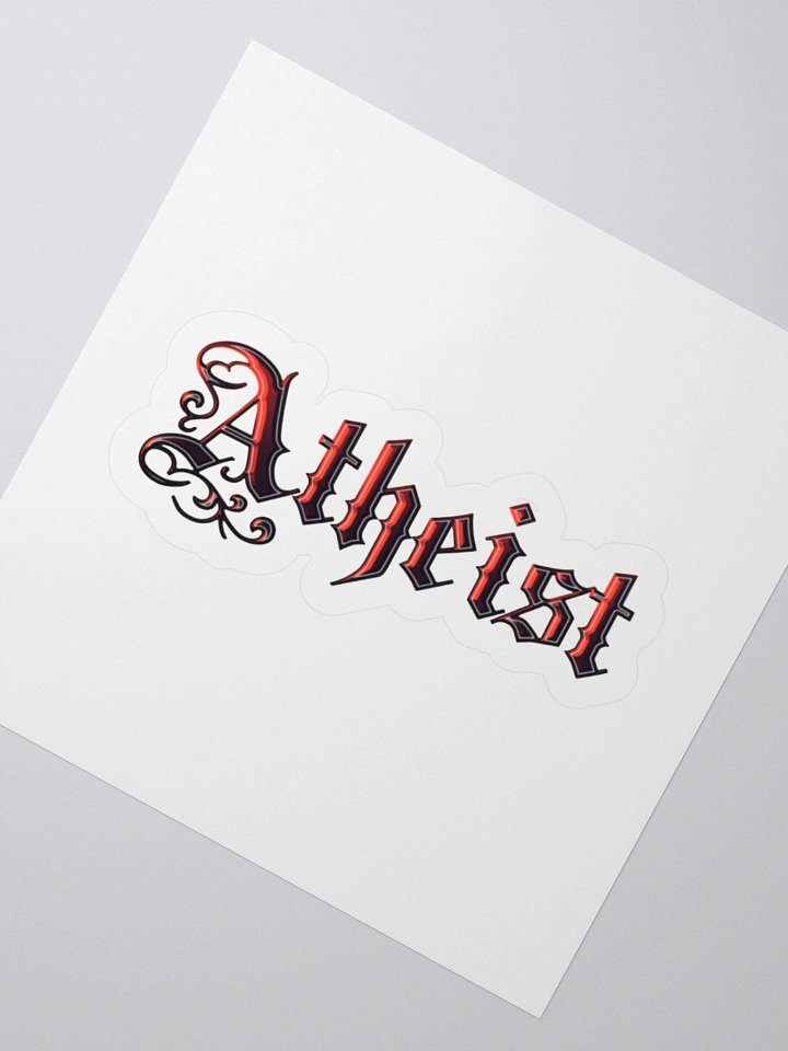 Atheist Sticker product image (4)