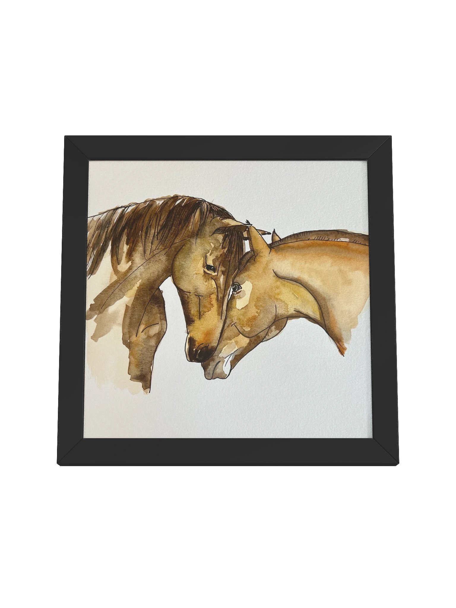 Cuddling Horses Fine Art Print | Harriet Muller product image (4)