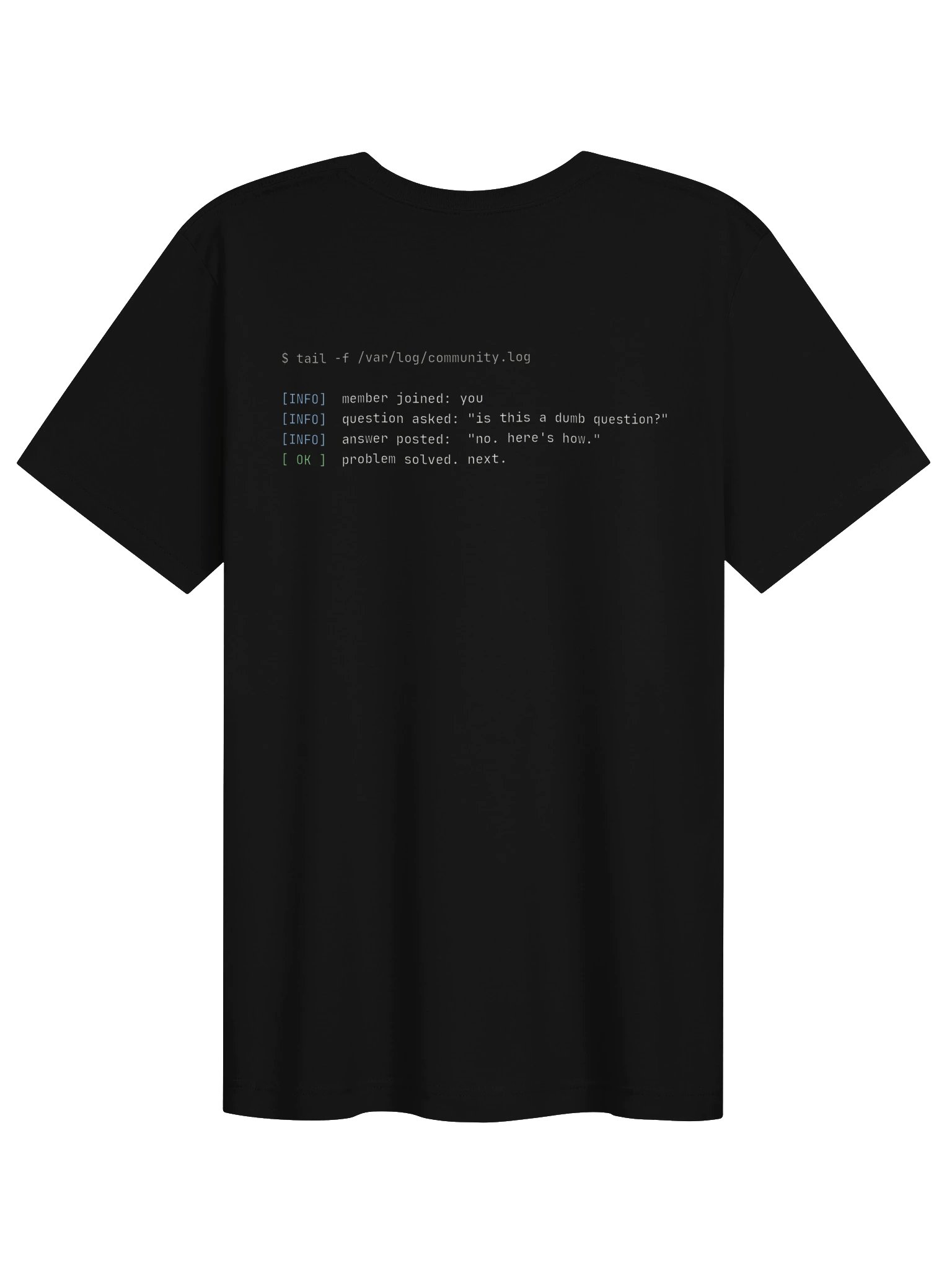 tail -f T-Shirt product image (4)