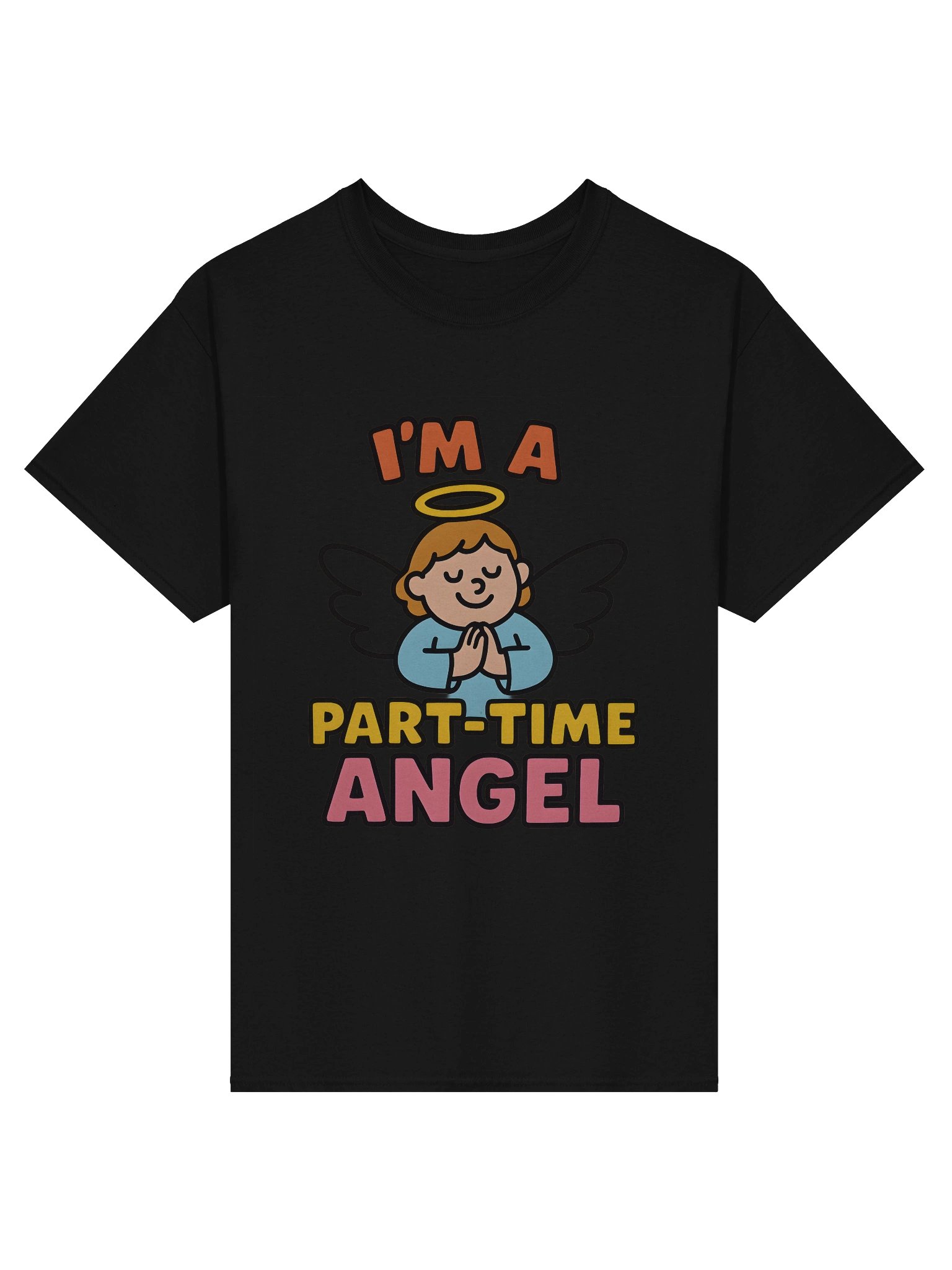 Part-Time Angel Cartoon T-Shirt product image (1)