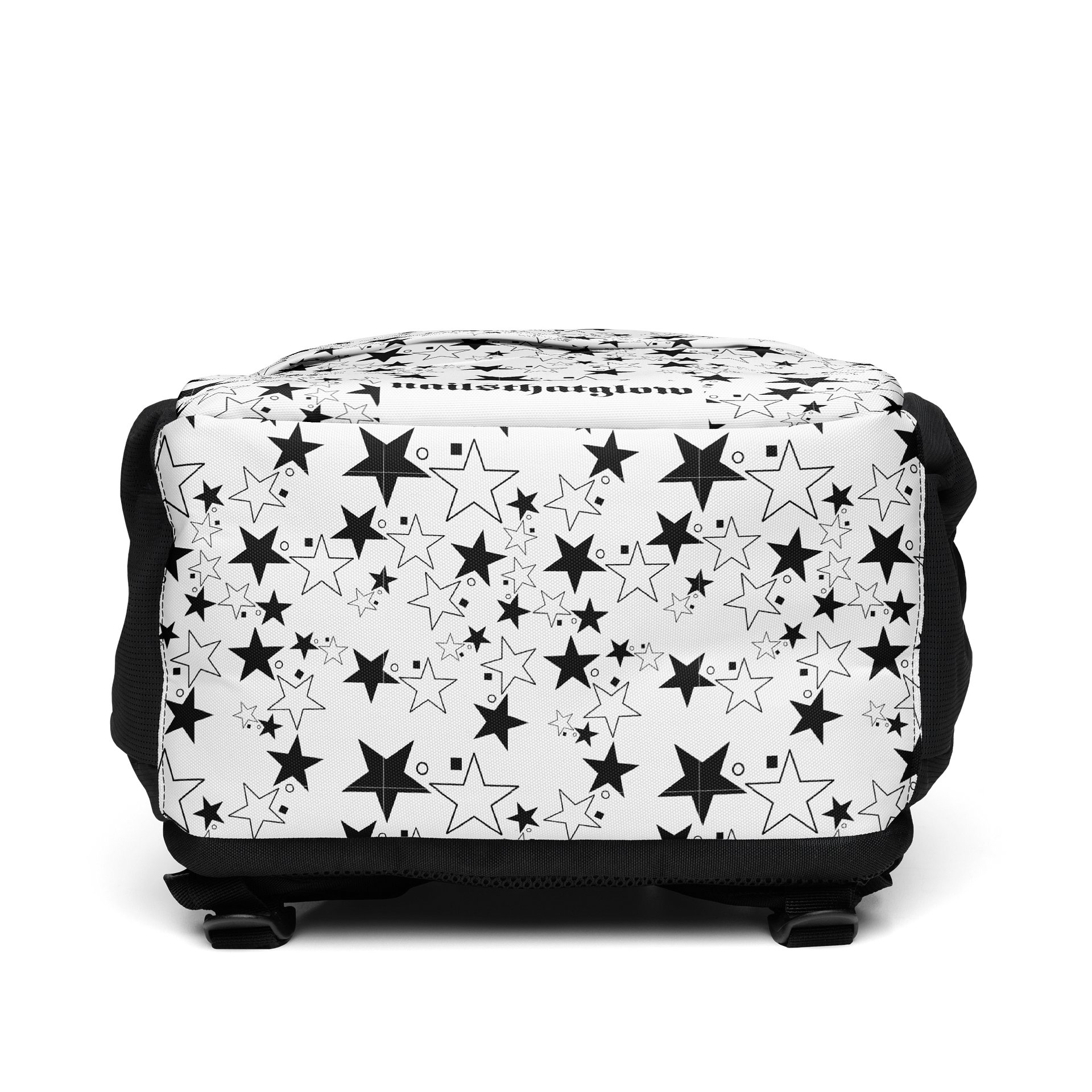 Star Square Circle Star - White - backpack product image (3)