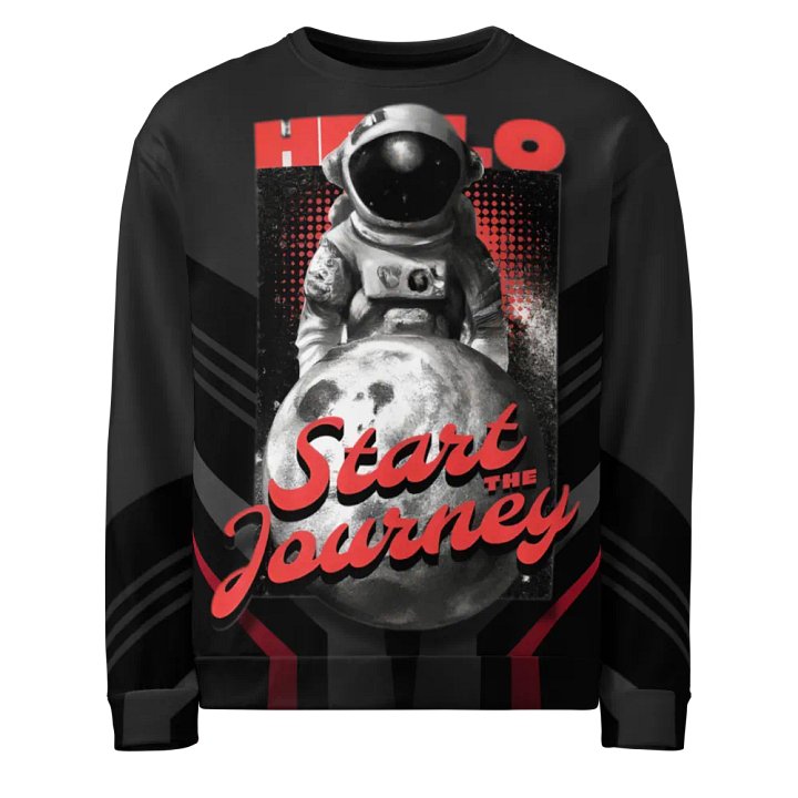 Cosmic Odyssey All-Over Print Sweatshirt product image (1)