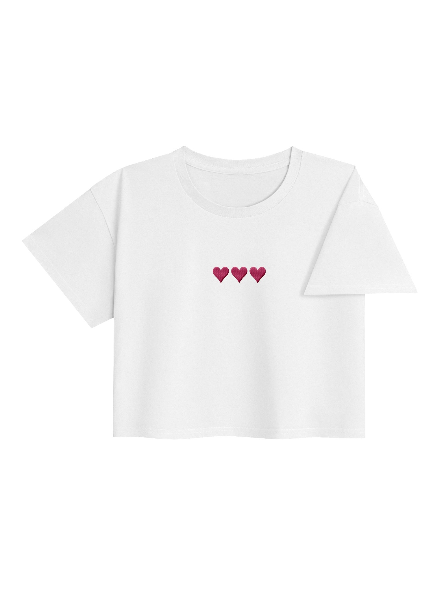 Spring/Summer Tee - Triple Heart Crop product image (4)
