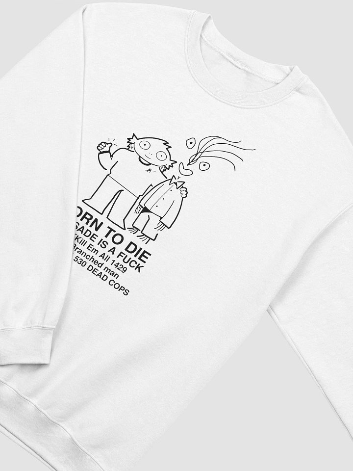 Branched Man Sweatshirt (White) product image (1)