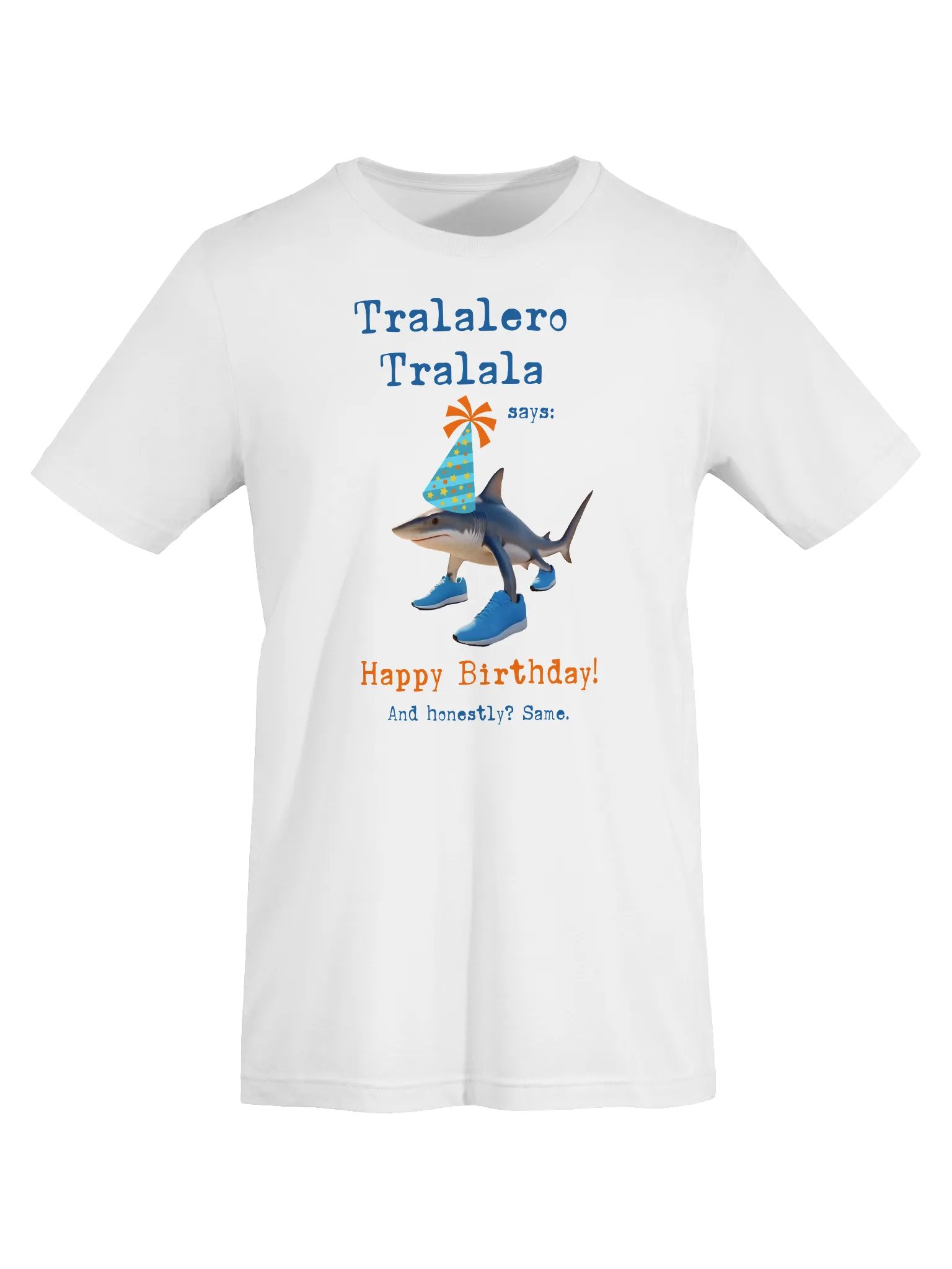 Tralalero Tralala Shark Birthday Tee product image (4)