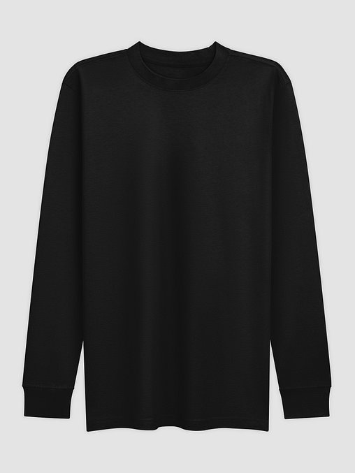 Photo showing Cotton Heritage Men's Heavyweight Long Sleeve
